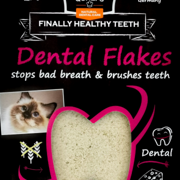 Papildbarība Dental Flakes kaķiem 80gr.