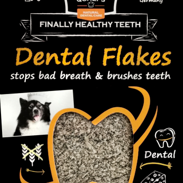 Papildbarība Dental Flakes suņiem 90gr.