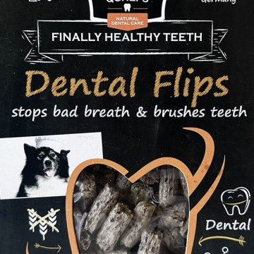 QCHEFS Kārums mazām suņu šķirnēm Dental Flips 40 g